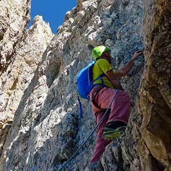 Normal Climbing Route to the Cima Grande di Lavaredo
