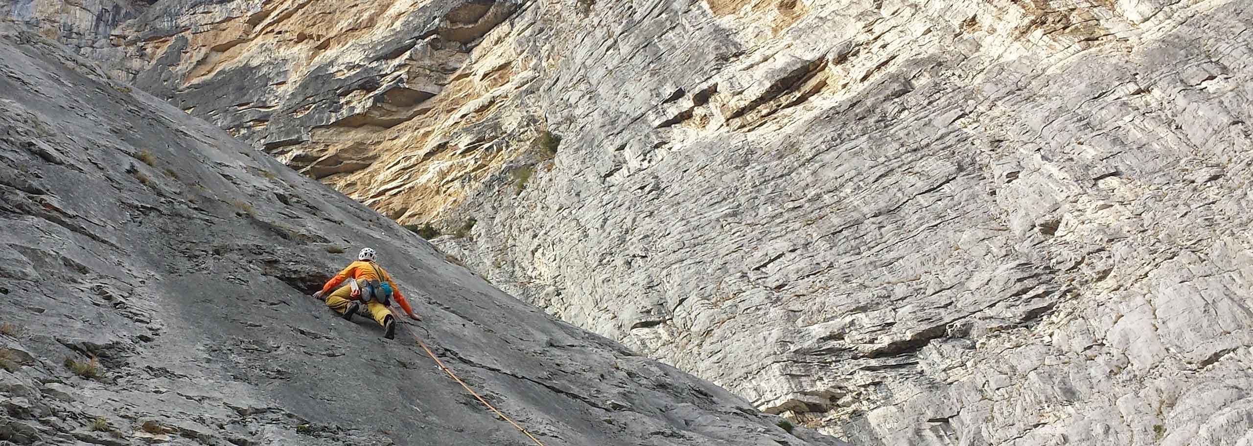 Rock Climbing in Bormio, in the Stelvio National Park, with Mountain