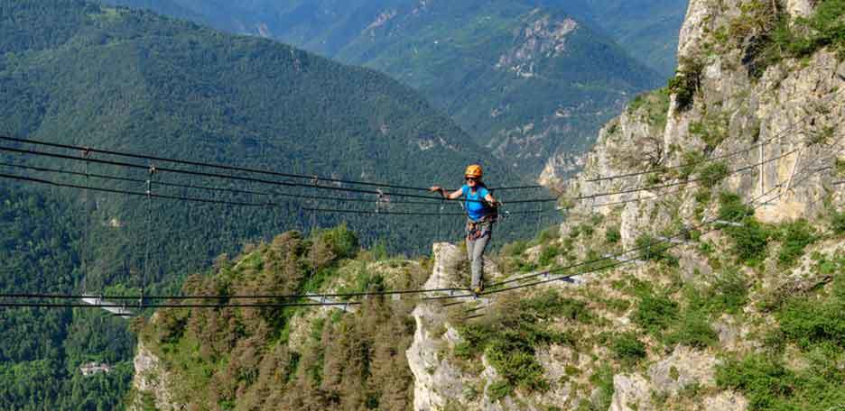 Via Ferrata Camoglieres a Crocetta Soprana