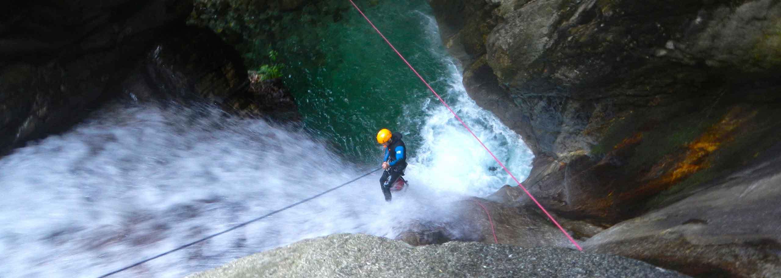 Canyoning in Val Resia, Rio Ronch